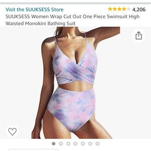 One piece bathing suit
